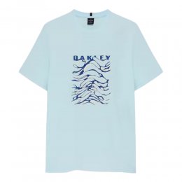 Tricou Oakley Waterscape Waves Frost