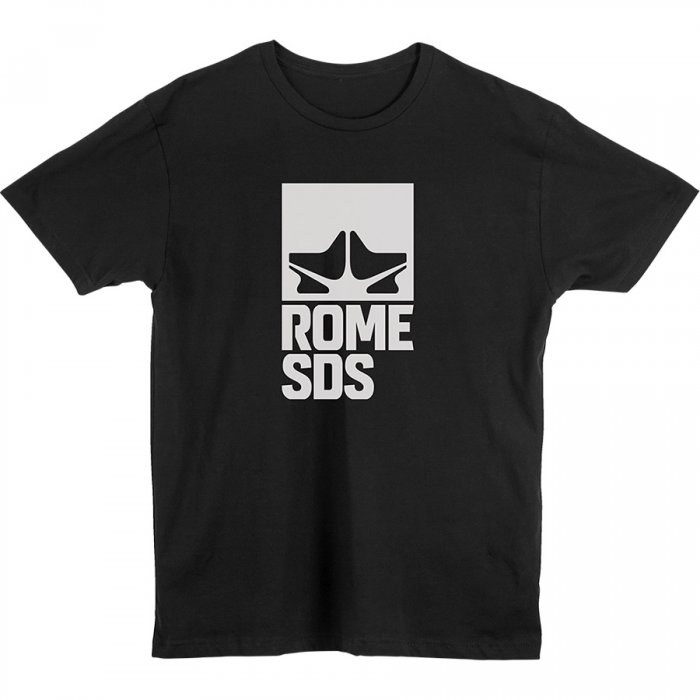 Tricou Rome Logo Black