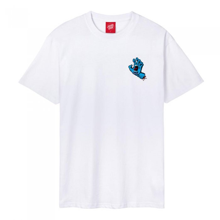 Tricou Santa Cruz Screaming Hand Chest White