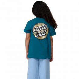 Tricou copii Santa Cruz Stamped Opus Camo Teal