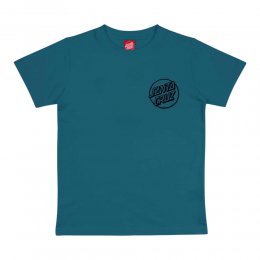 Tricou copii Santa Cruz Stamped Opus Camo Teal