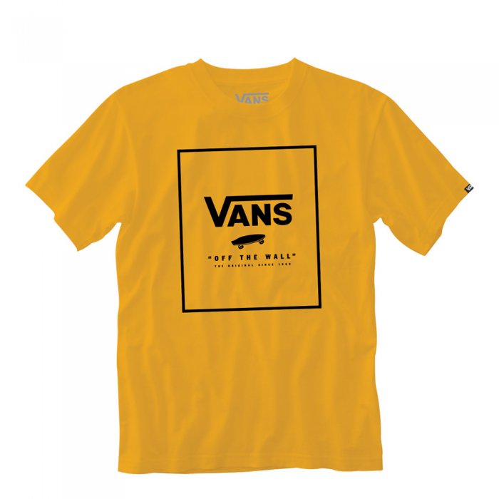 Tricou Vans Classic Print Box Saffron-Black