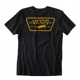 Tricou Vans Full Patch Back SS Black-Saffron