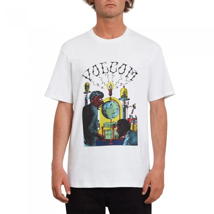 Tricou Volcom Elzo Durt 2 White