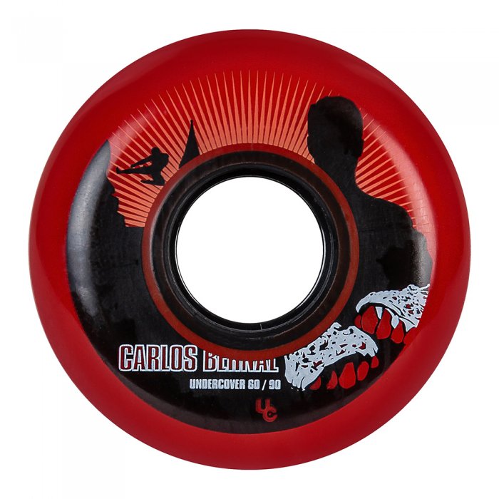 Set 4 roti agresive Undercover Carlos Bernal Movie 60mm/90a Black/Red