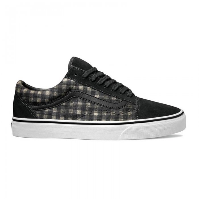 Shoes Vans Old Skool Distressed plaid black