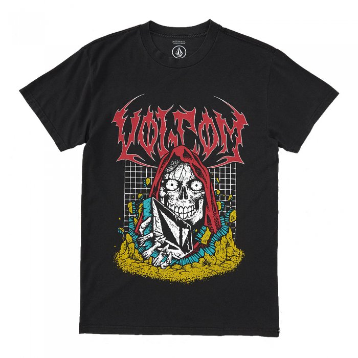 Tricou Volcom Skate Vitals Crypt Ripper Black