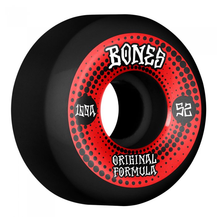 Set 4 roti Skateboard Bones Originals 52mm 100a V5 Sidecut