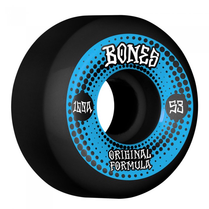 Set 4 roti Skateboard Bones Originals 53mm 100a V5 Sidecut