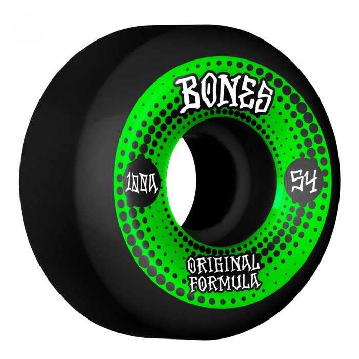 Set 4 roti Skateboard Bones Originals 54mm 100a V5 Sidecut