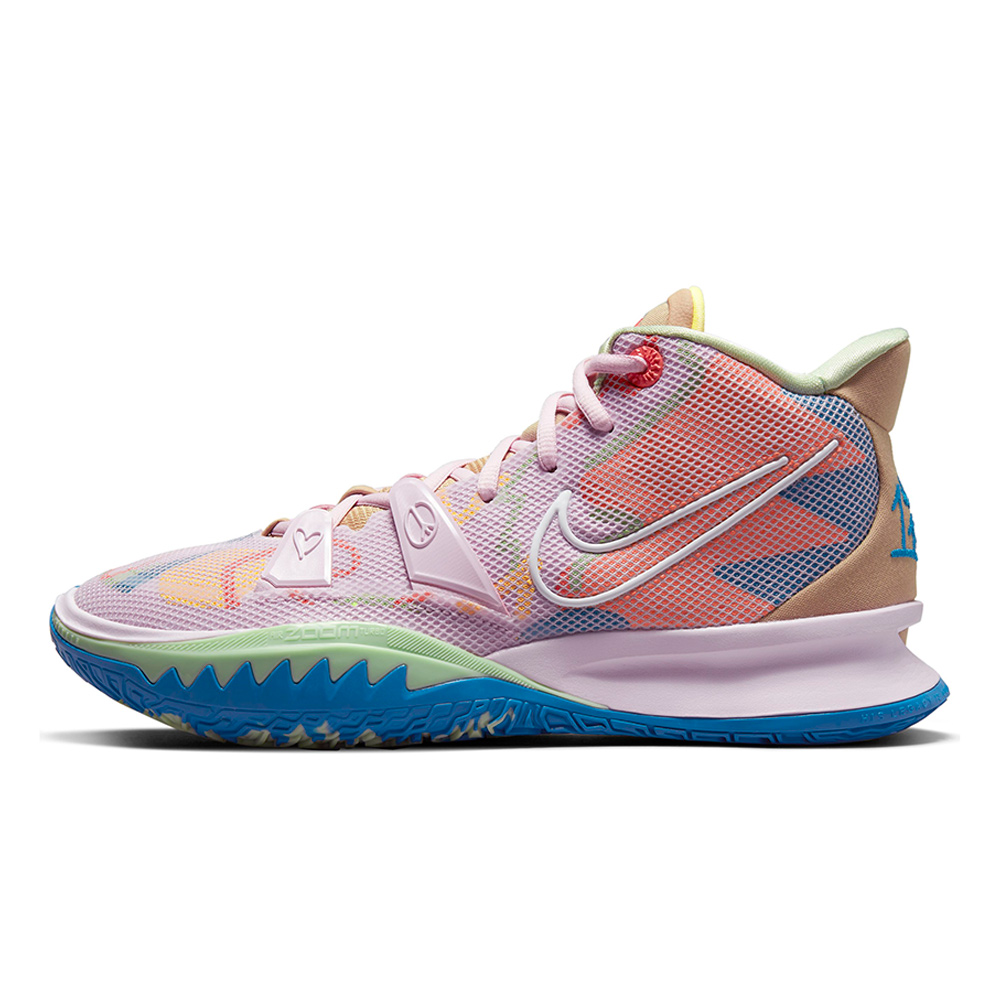 Ghete Baschet Nike Kyrie 7 Regal Pink/Hemp/Honeydew/White - Skates.ro