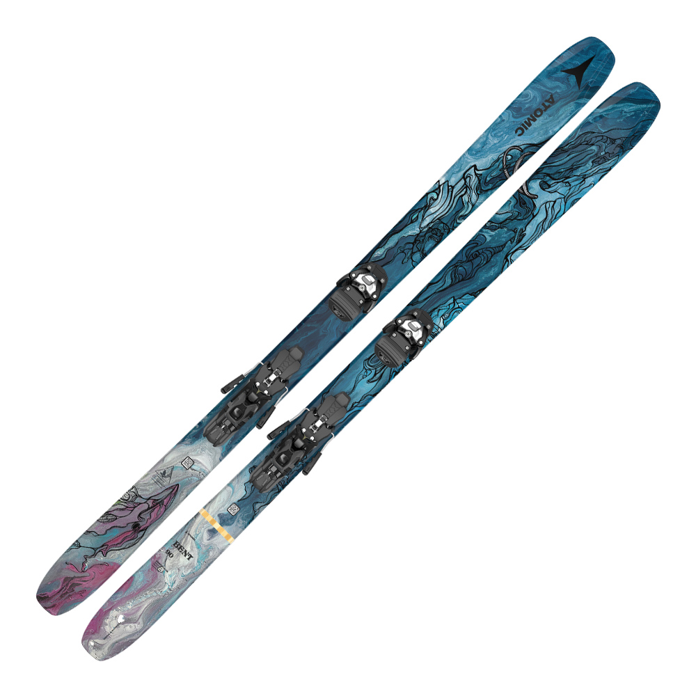 Schiuri Atomic Bent 90 + legaturi Warden 11 MNC 22/23 - Skates.ro