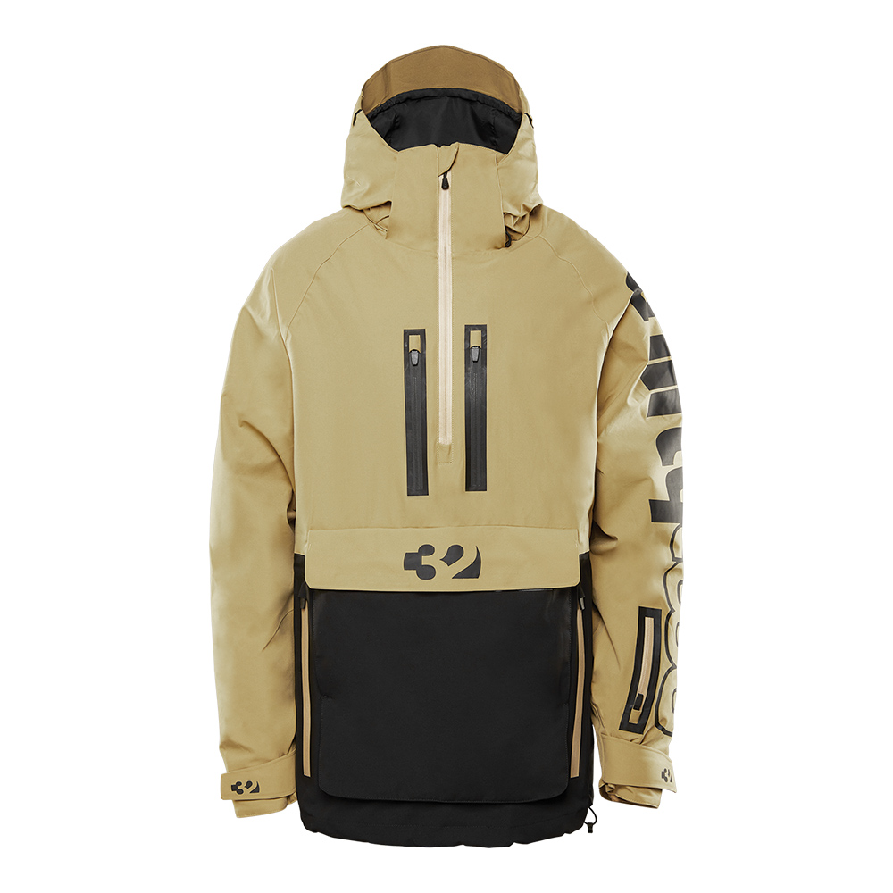 Lashed Non - Insulated Jacket Black/Orange | US
