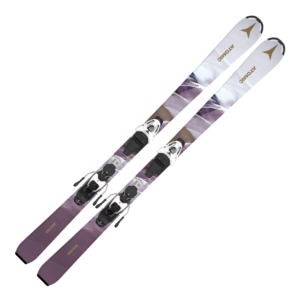 Atomic スキー 板　パープル　130 Schiuri Atomic Maven Girl 130-150 + legaturi L 6 GW White/Lavender