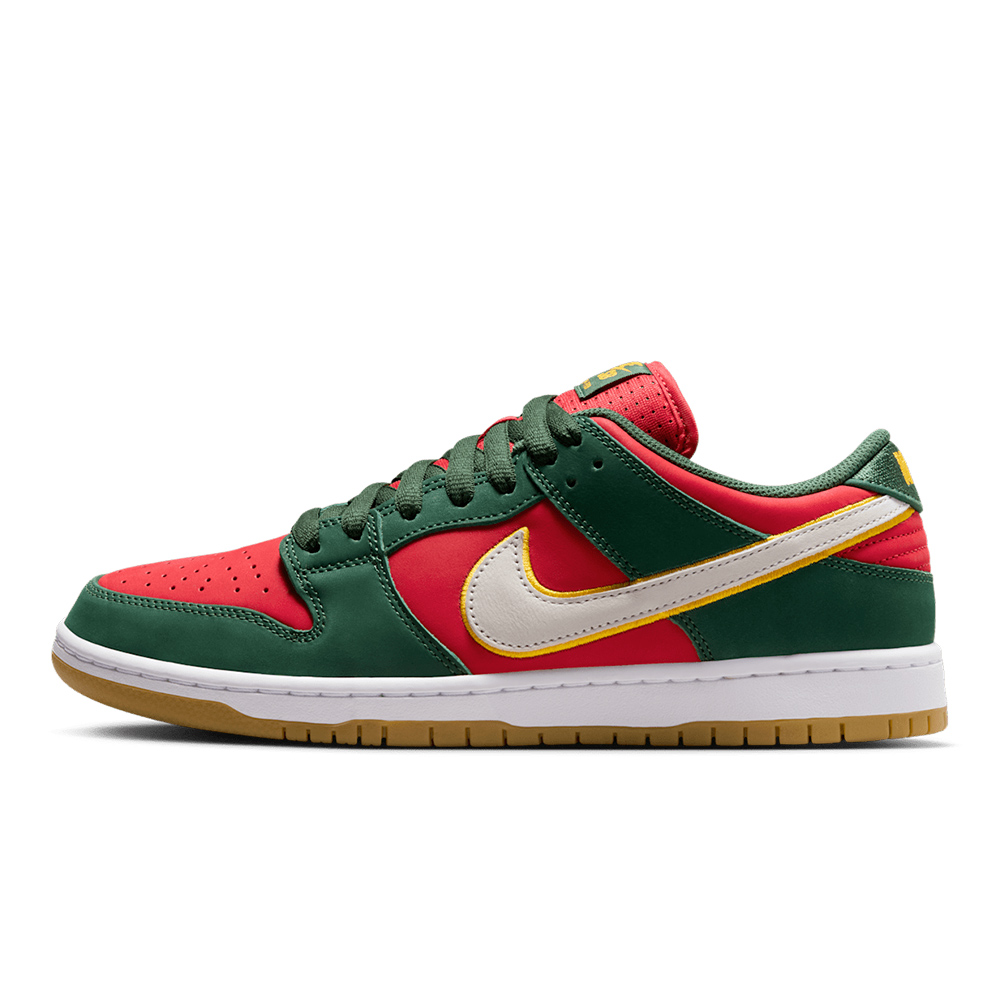 Incaltaminte Nike SB Dunk Low Pro Prm Fir/White/University Incaltaminte Nike SB Dunk Low Pro Prm Fir/White/University