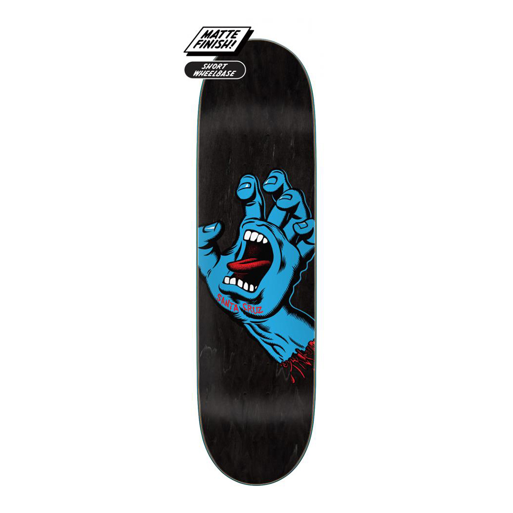 Deck Skateboard Santa Cruz Screaming Hand Black 8.6 - Skates.ro
