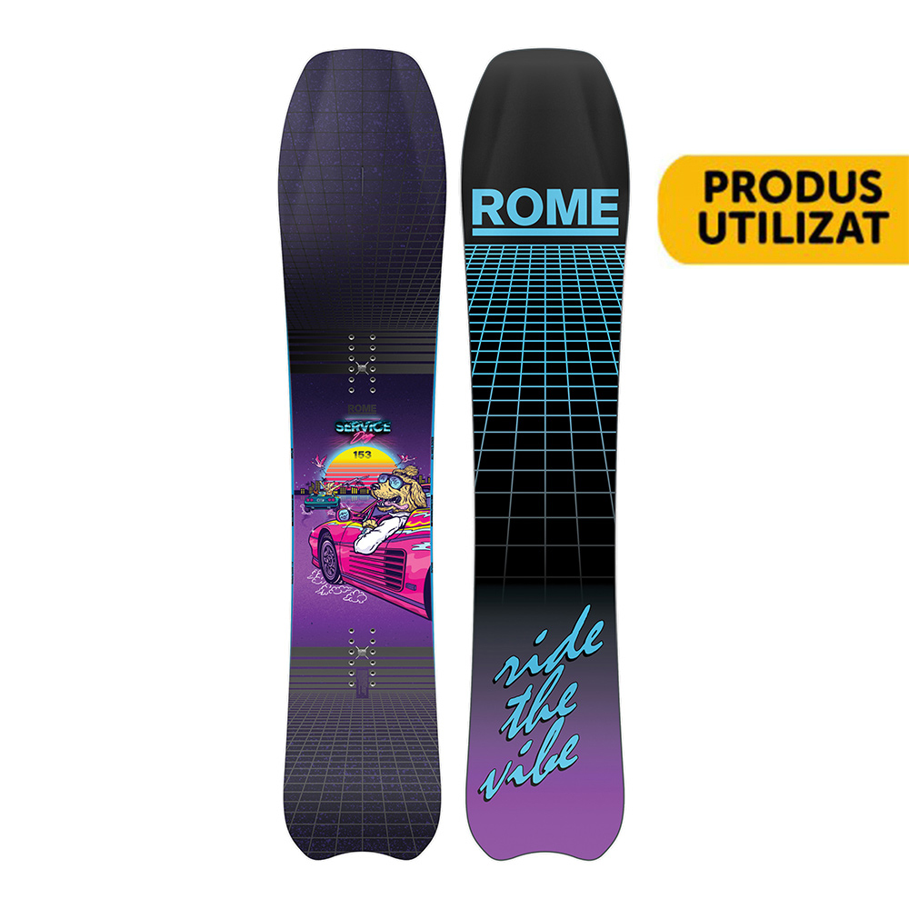 Placa Snowboard Rome Service Dog 24/25 - produs utilizat - Skates.ro