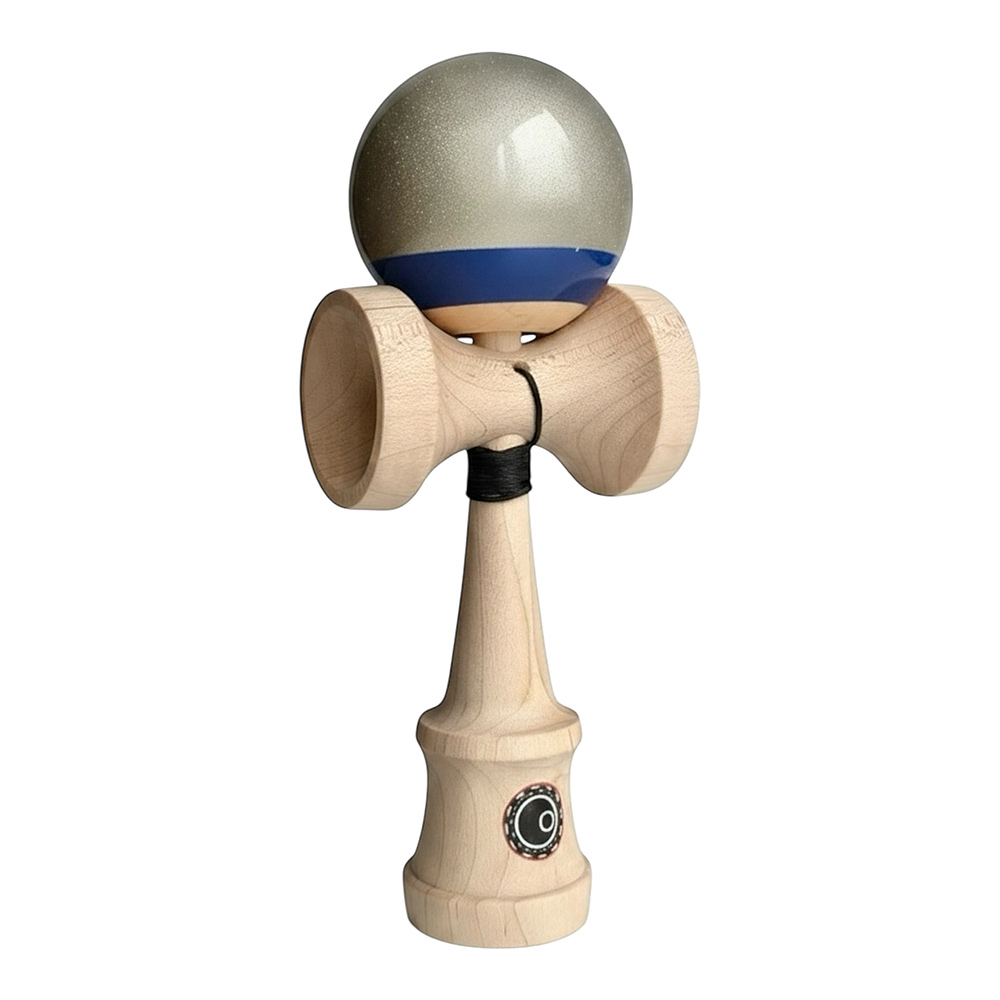 Kendama Okendama Splatter Revo Glaze Pearl Silver/Blue - Skates.ro