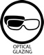 A107 optical glazing