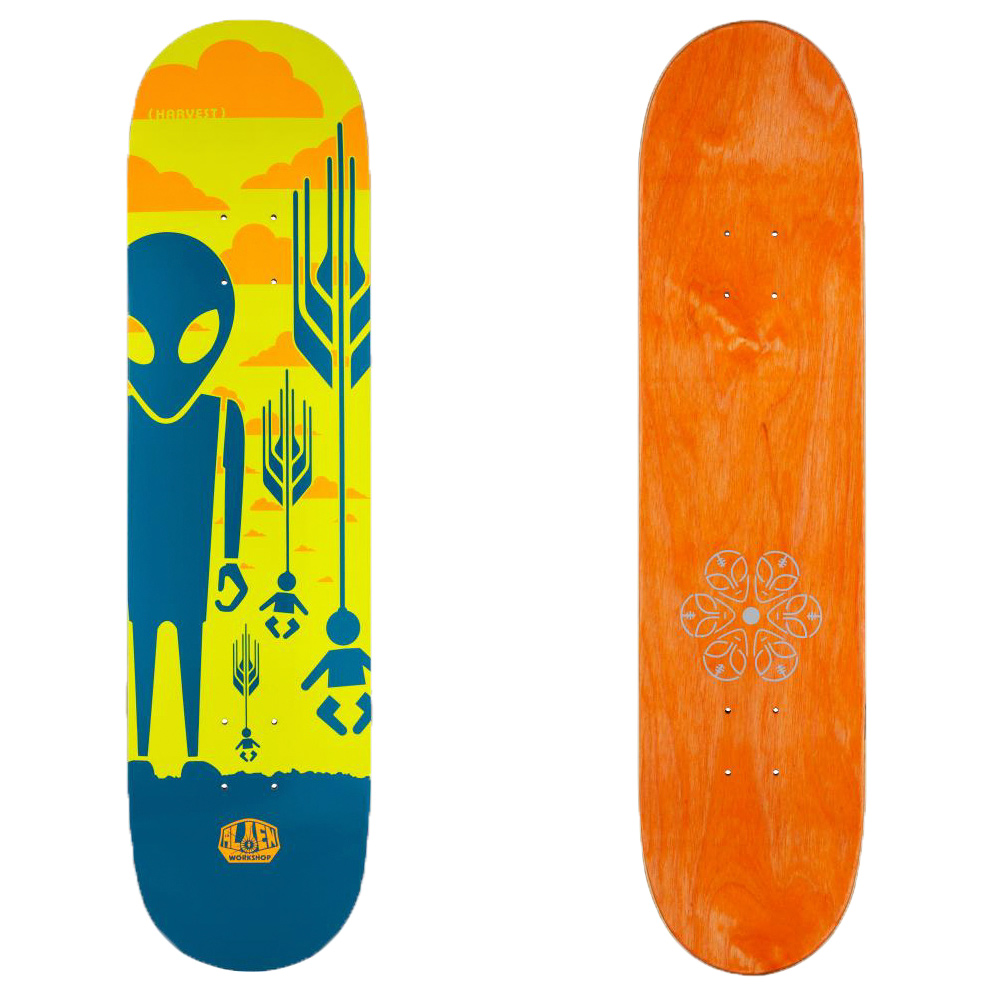 Deck Skateboard Alien Harvest Green 8.125inch Skates.ro
