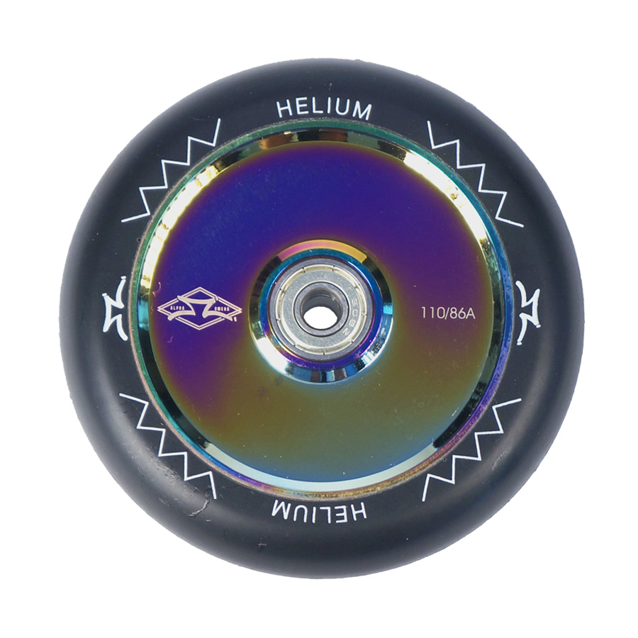 Full core. Колеса ao Helium 110. Колесо ao Helium 110 мм Black/Chrome. Колеса ao Helium 120. Колеса АО для самоката.