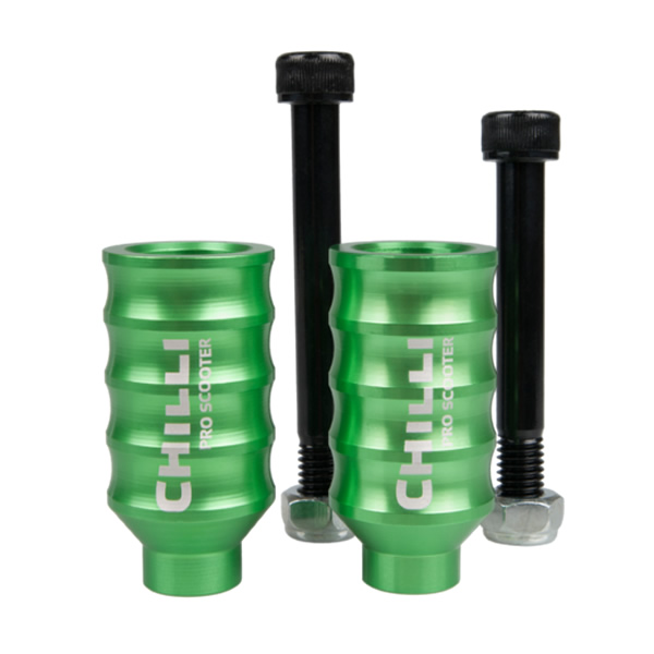 Peguri trotineta Chilli Wave green 2buc