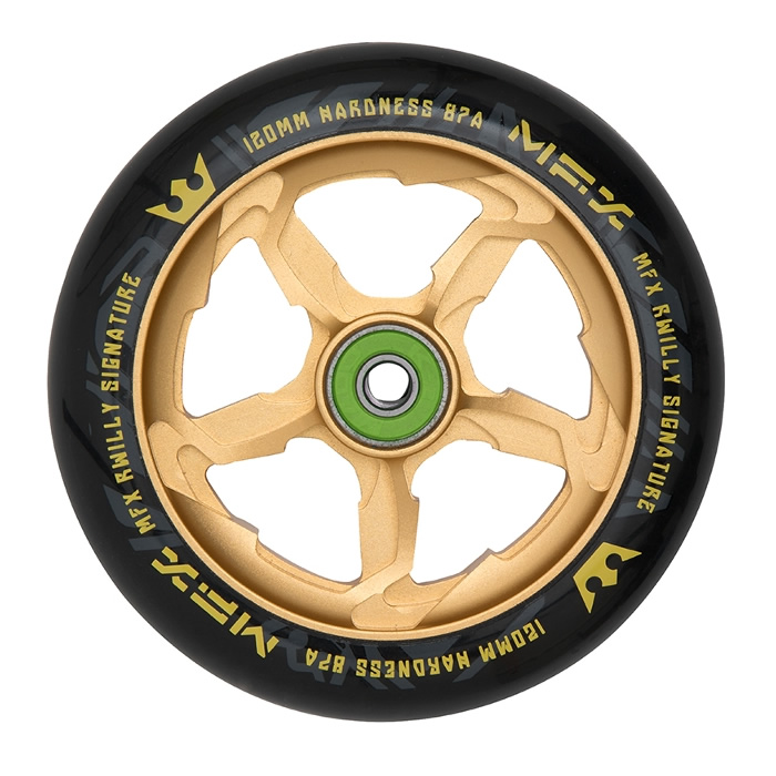 Roata Trotineta MGP MFX RWilly Signature 120 mm Gold