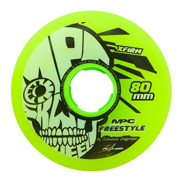 Set 8 Roti MPC Freestyle X-Firm Yellow 80mm