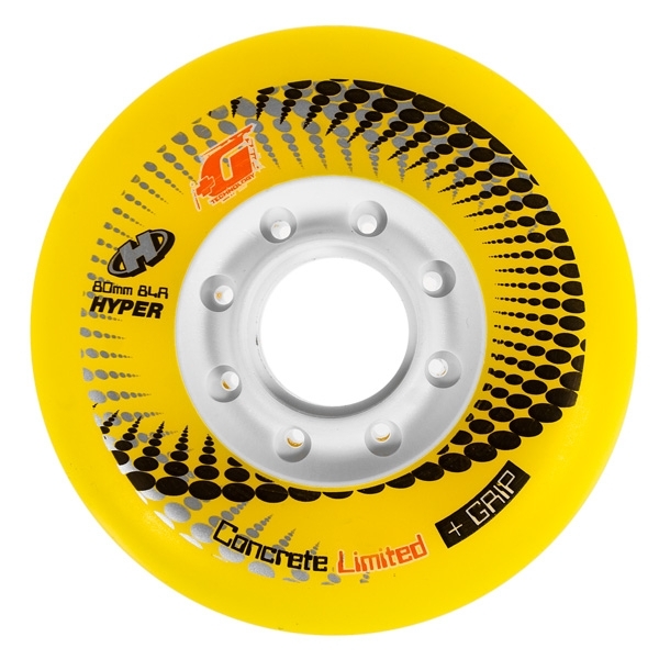 Set 4 Roti Hyper Concrete +G LTD Galbene 80mm/84a