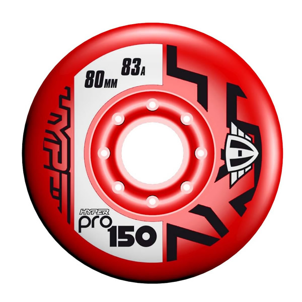 Set 4 Roti Hyper PRO150 Rosii 80mm/83a