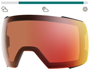 I/O Mag XL ChromaPop Pro Photochromic Red Mirror