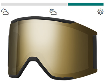 Lentila Squad Mag ChromaPop Sun Black Gold Mirror