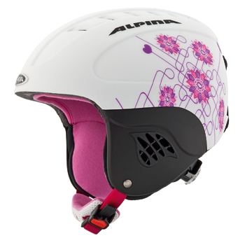 Casca Ski Dama Alpina Carat LE alb-roz