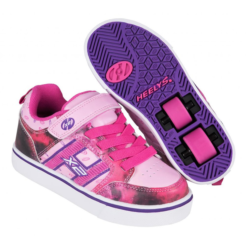 Heelys X2 Bolt Pink/Purple/Space Skates.ro