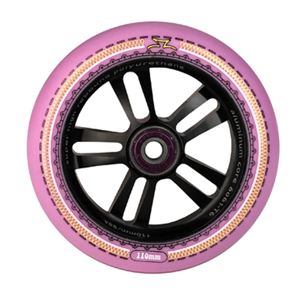 Roata Trotineta AO Mandala 110mm pink + Abec 7