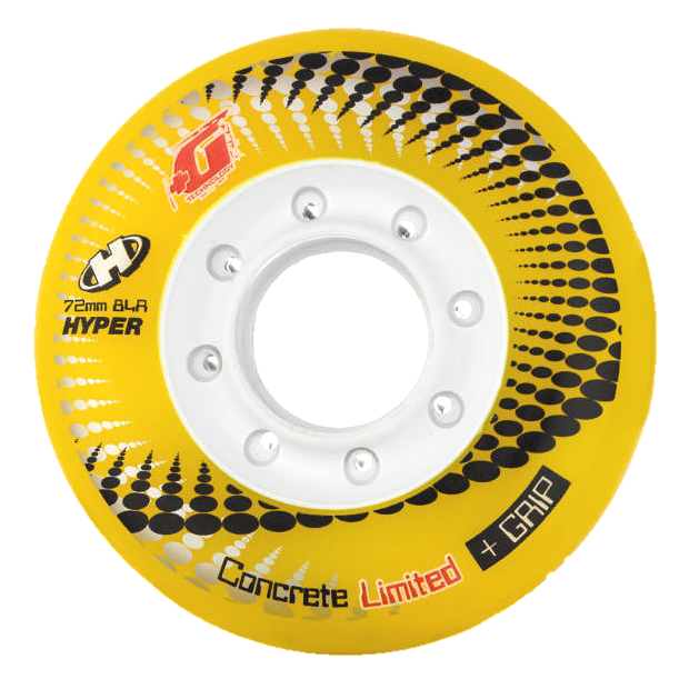 Set 4 Roti Hyper Concrete +G LTD Galbene 72mm/84a