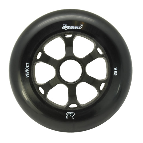 Set 6 Roti FR Speed Wheels black 110mm/85A