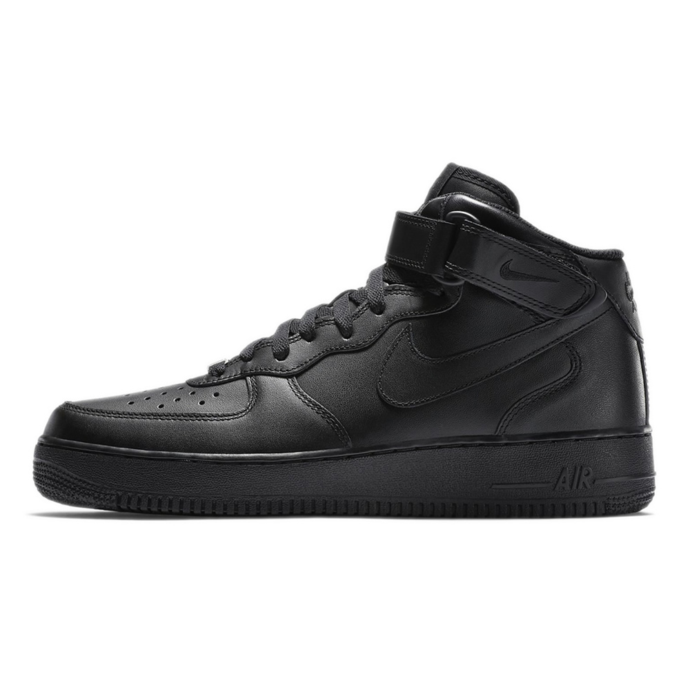 nike air force 1 mid 07 black